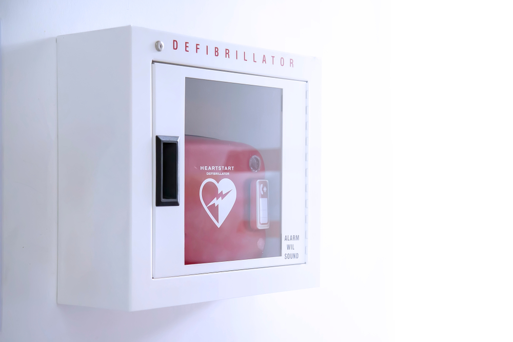 AED on wall
