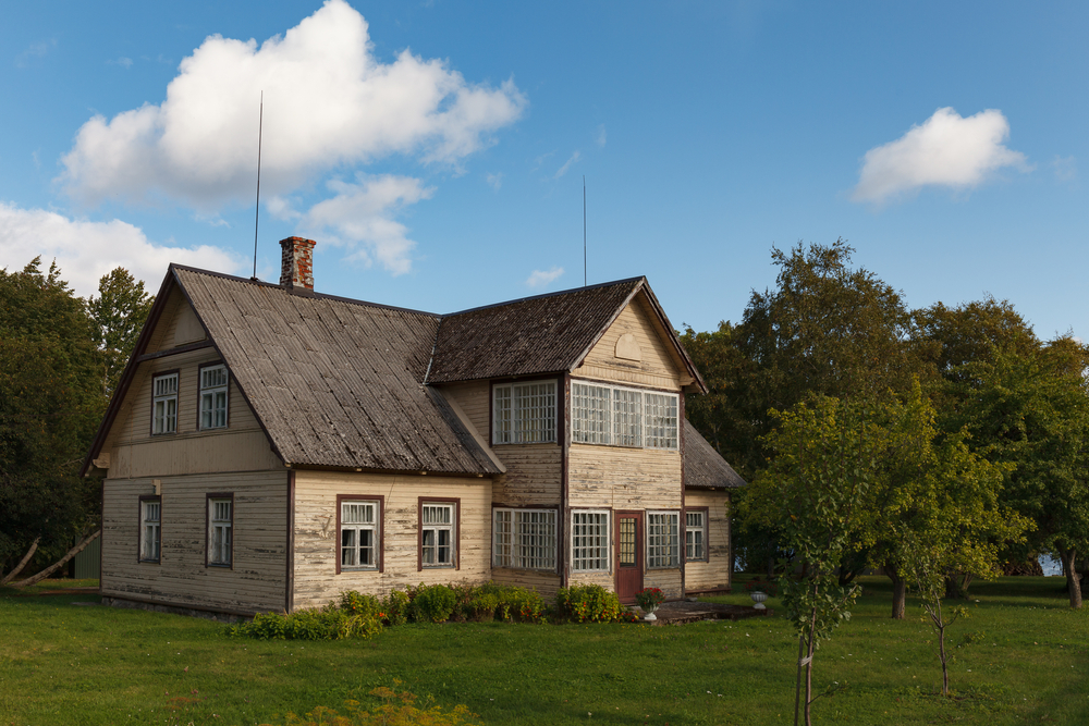 Old wooden cottage