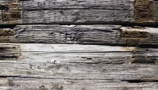 Railroad tie wood
