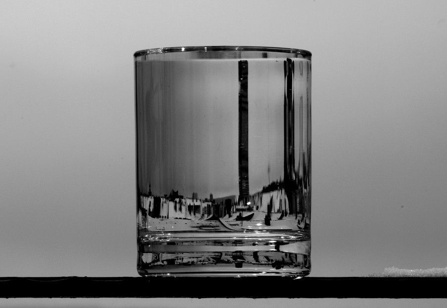 glass of water