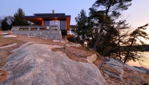 Cottage on a cliff