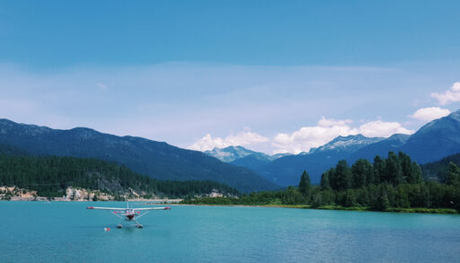 View of Green Lake, Whistler, British Columbia.