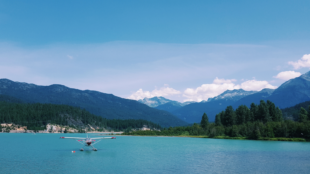 View of Green Lake, Whistler, British Columbia.