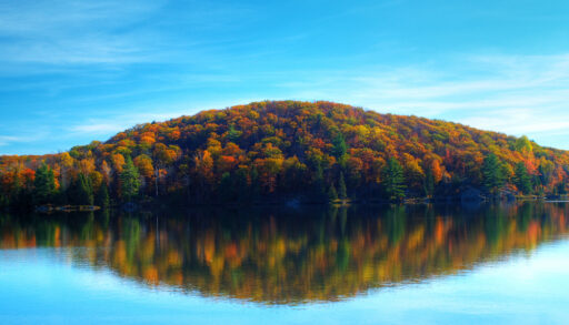 Philippe Lake in Gatineau Hills.