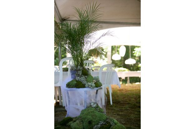 The reception tent