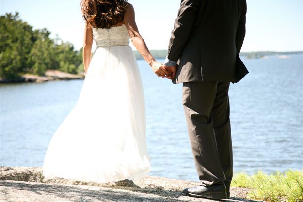 Overlooking the lake