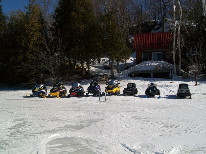 Snowmobiling