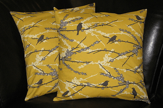 Joel Dewberry Sparrows Accent Pillows ($35)