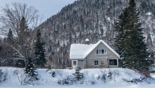 At -25C the hike along the river was worth it in Jacques-Cartier National Park, Quebec, Canada