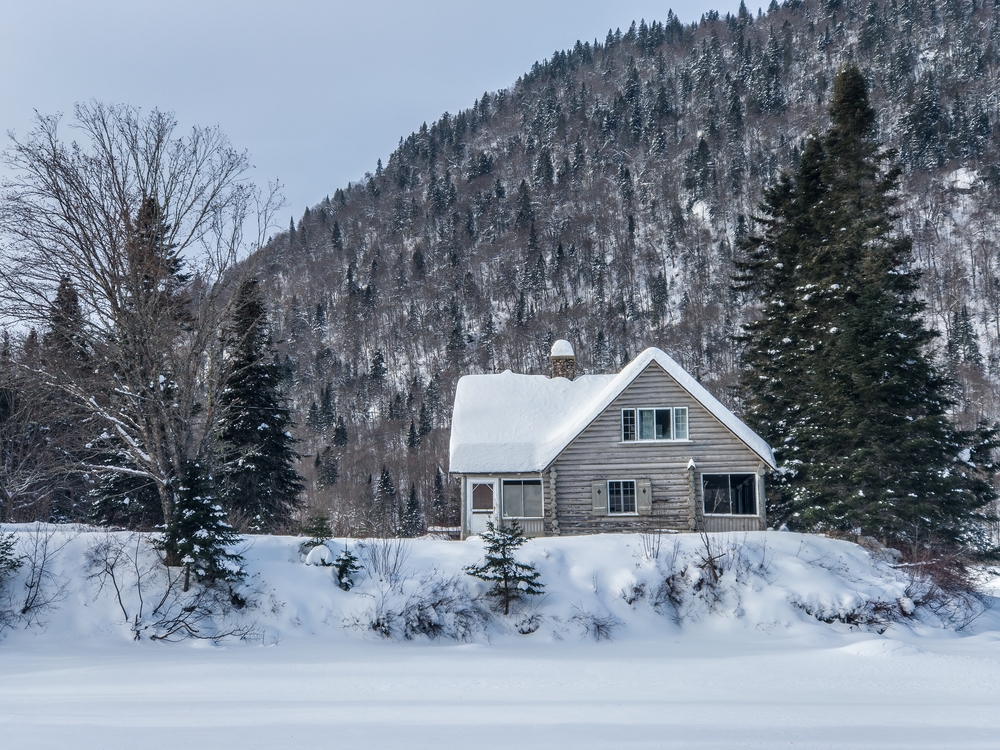 At -25C the hike along the river was worth it in Jacques-Cartier National Park, Quebec, Canada