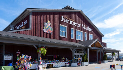 St. Jacobs Farmers' Market in St. Jacobs, Ontario.