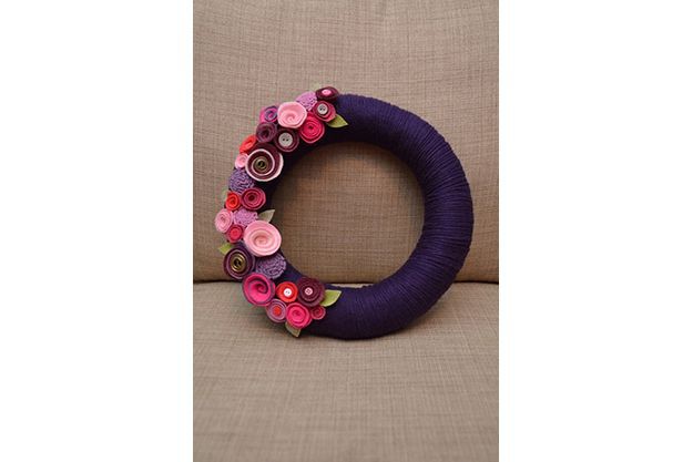 Felt wreath