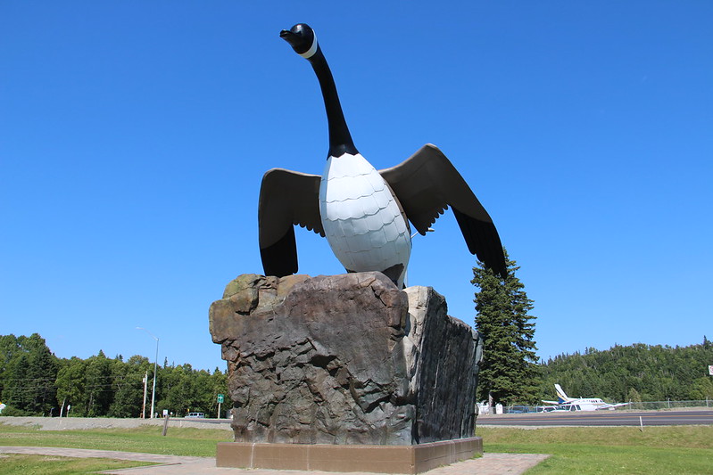 Big Canada Goose in Wawa, Ontario