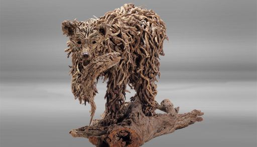 Driftwood bear