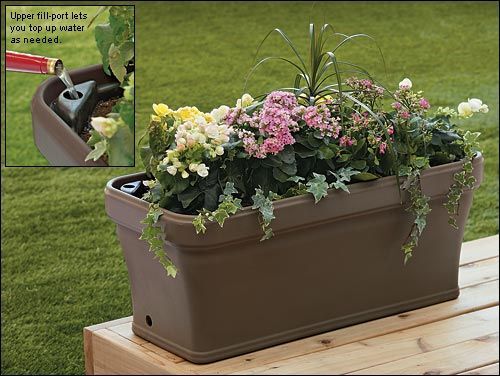 Self-watering planter