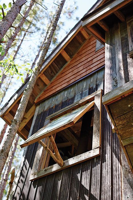 Outside of treehouse