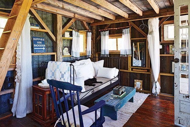 Inside of treehouse
