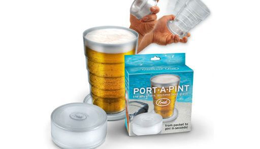 Collapsible Pint Glass