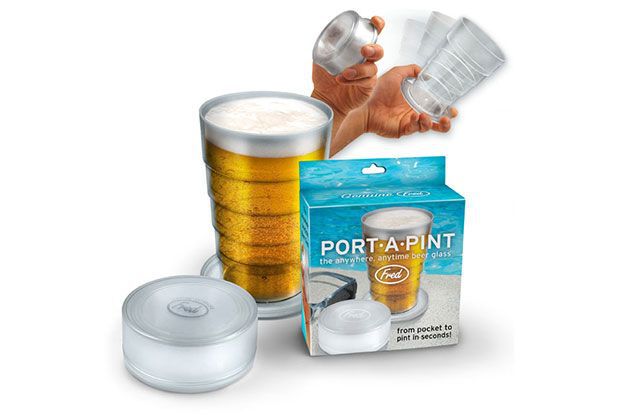 Collapsible Pint Glass