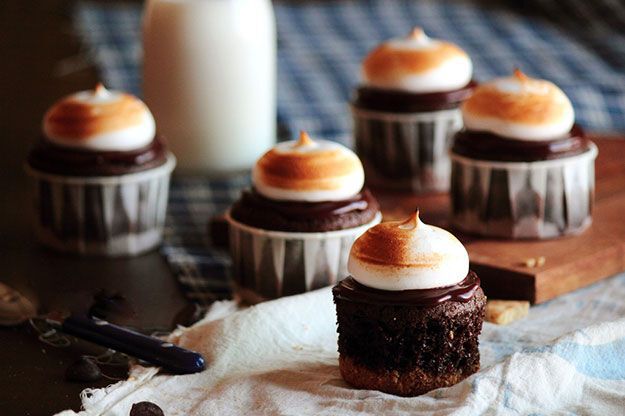 S'more cupcakes