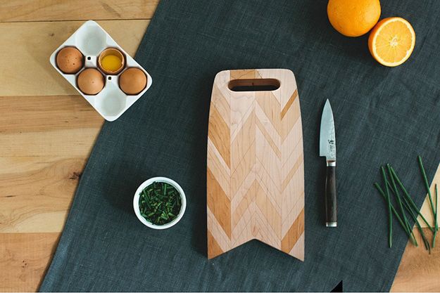 Maple Herringbone Cutting Board