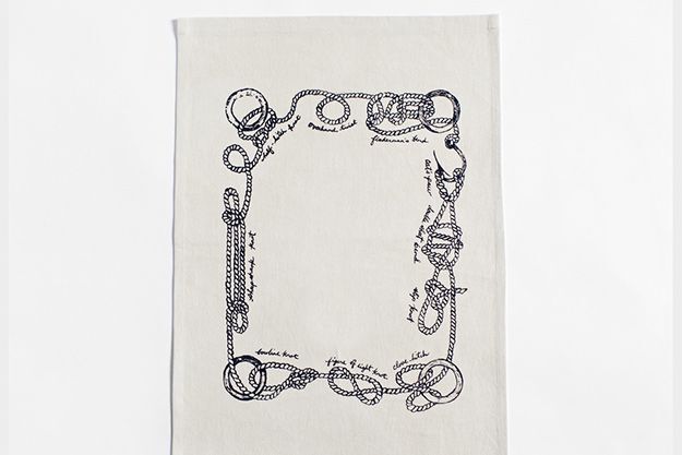 Sailor Knots Tea Towel