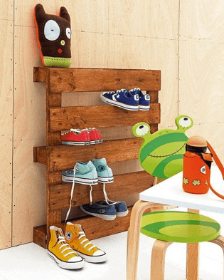 Keep dirty shoes off the ground