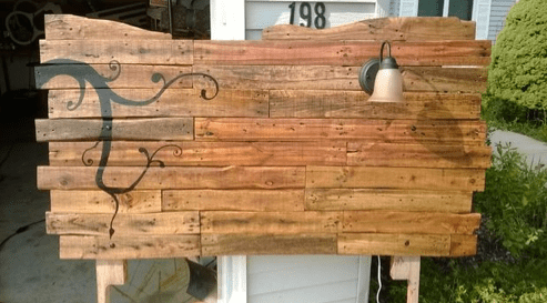 Make a funky headboard