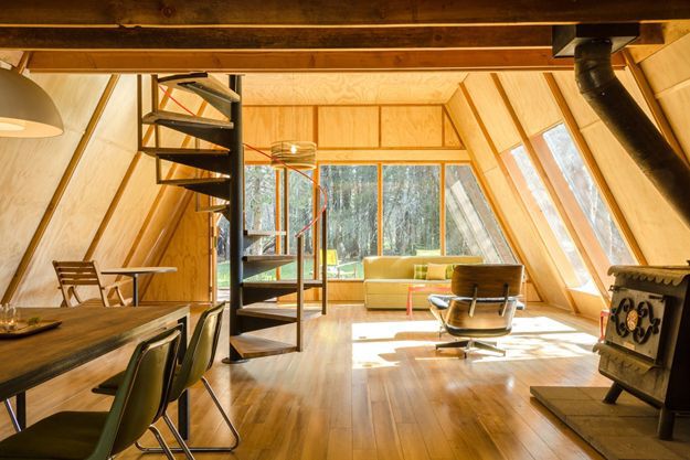 A-frame cottage