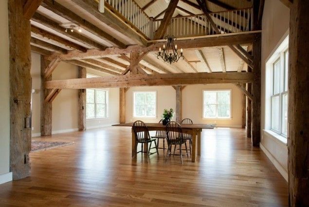 Barn-inspired interior
