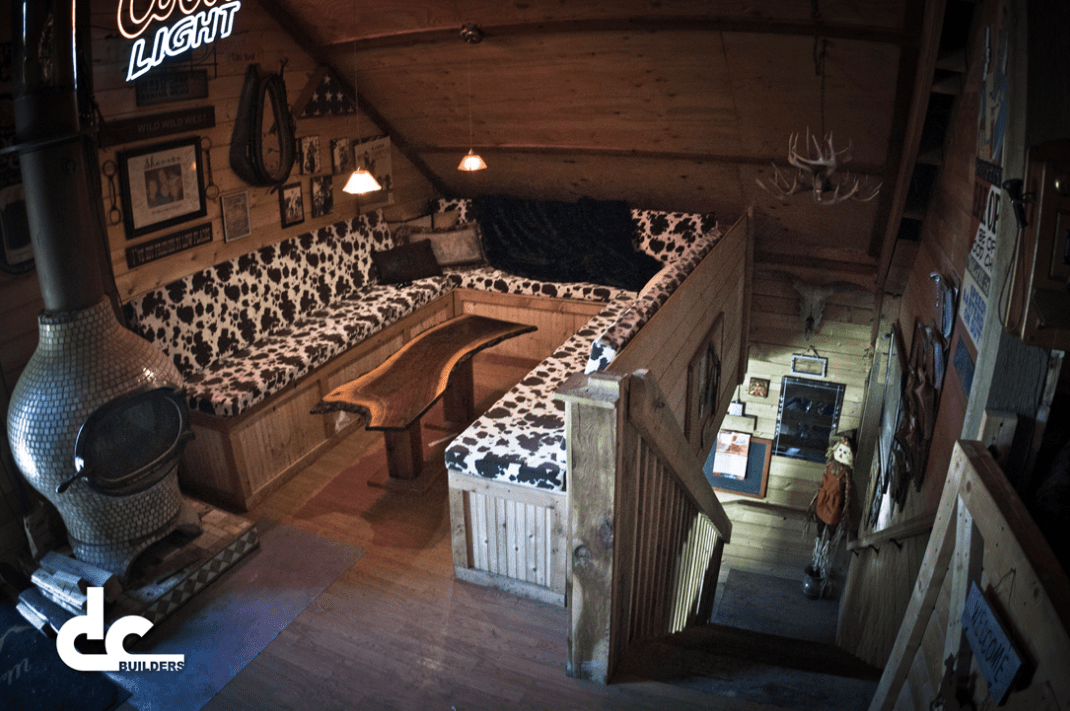 Barn-inspired interior