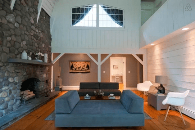 Barn-inspired interior