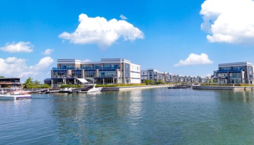 Resort at the Innisfil marina on Lake Simcoe, Ontario.