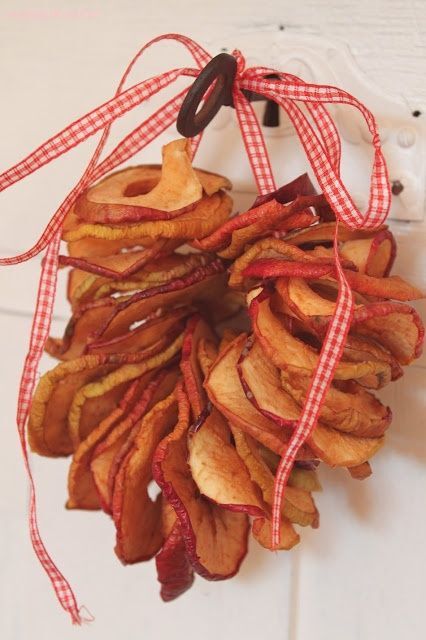 Dried apple wreath