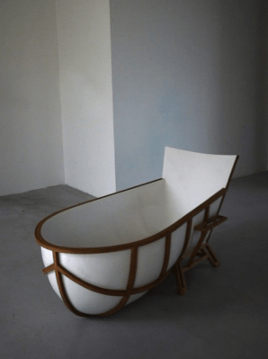 Soak in a deck-chair tub