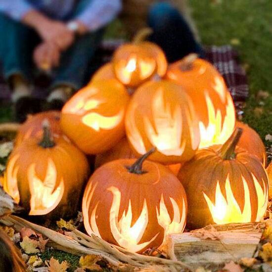 Pumpkin bonfire