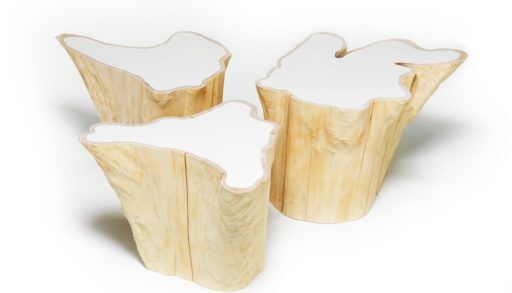 Wooden side tables