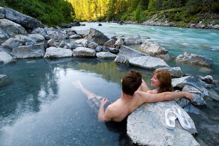 Lussier Hot Springs, Whiteswan Lake Provincial Park