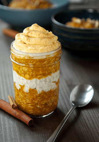 Pumpkin pie overnight oats