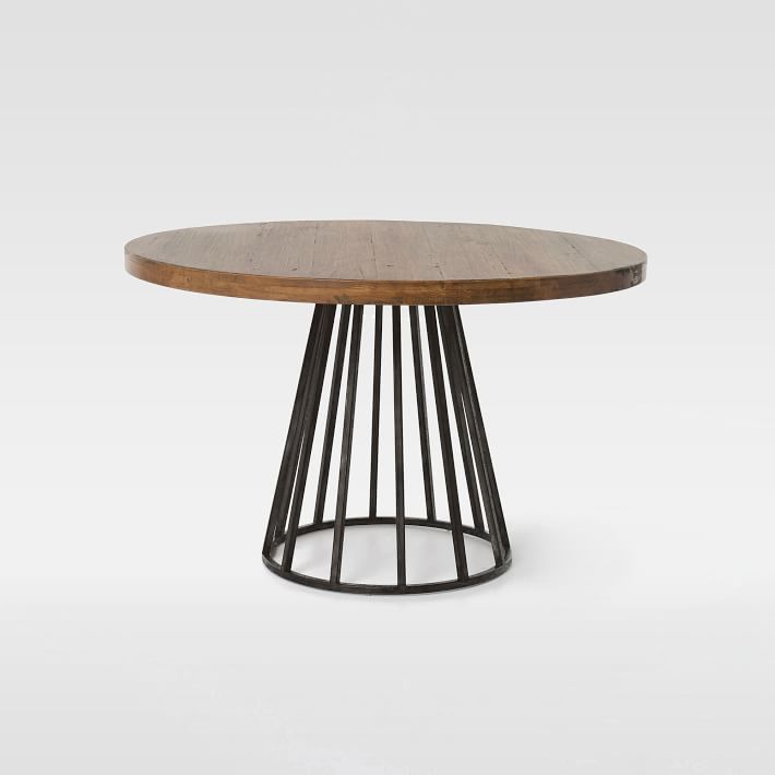 Copenhagen round reclaimed table