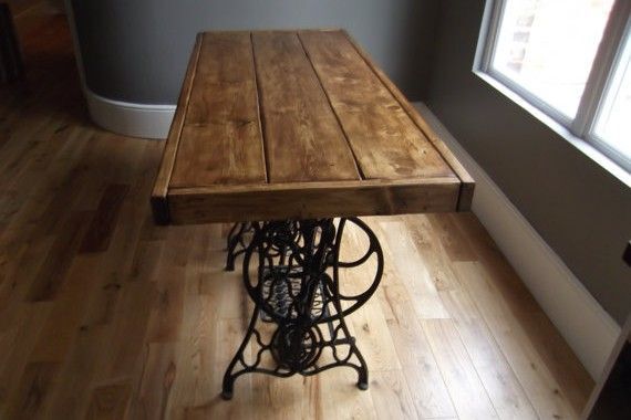 Sewing machine table