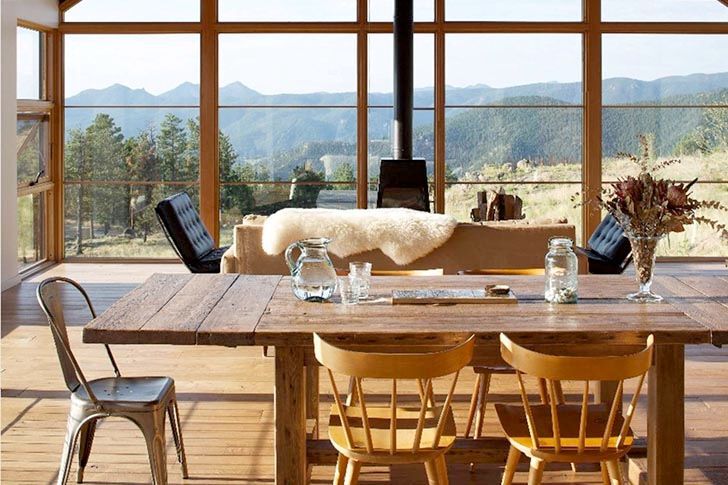 Dining and living area