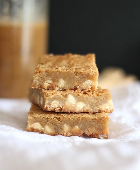 White Chocolate Maple Blondies
