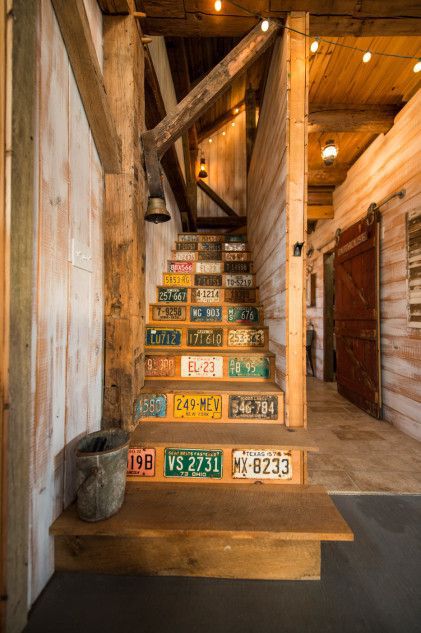 Staircase leading up to the loft
