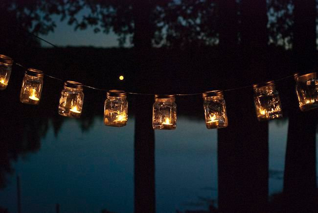 Mason jar lanterns