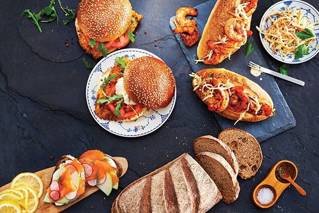 Fish fillet sandwiches