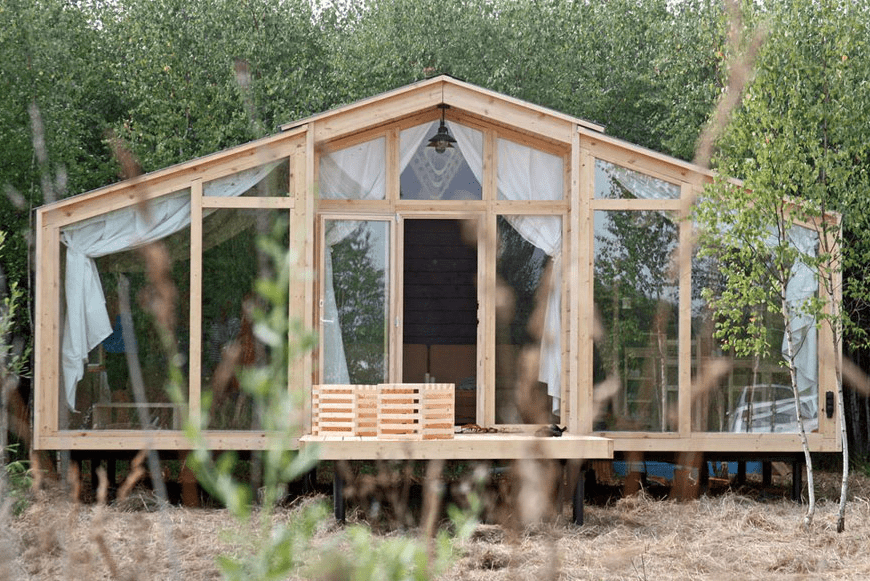 Outside of cabin