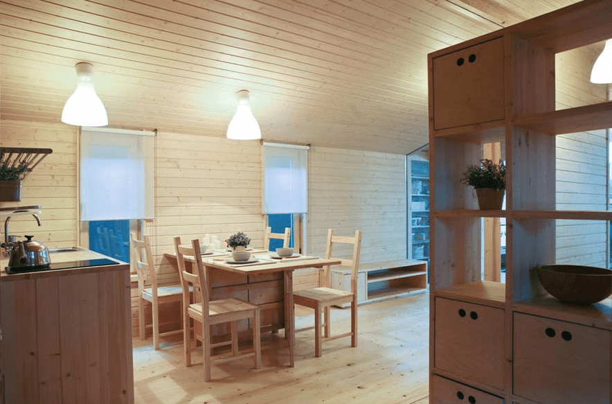 Interior of cabin