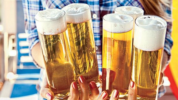 Beer glasses
