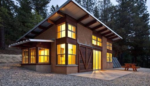 Exterior of the cabin